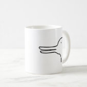 Entenkaninchen - wittgenstein kaffeetasse (VorderseiteRechts)