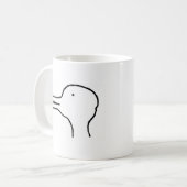 Entenkaninchen - wittgenstein kaffeetasse (Vorderseite Links)