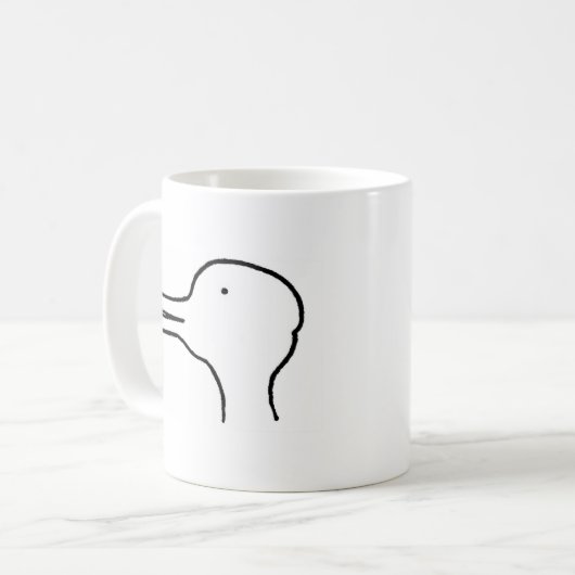 Entenkaninchen - wittgenstein kaffeetasse (Vorderseite Links)