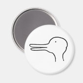 Entenkaninchen - Wittgenstein Magnet (Vorderseite/Rückseite)