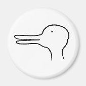 Entenkaninchen - Wittgenstein Magnet (Vorne)
