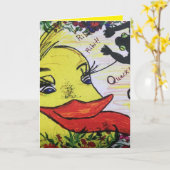 Entenkind Geburtstagskarte Karte (Gelbe Blume)