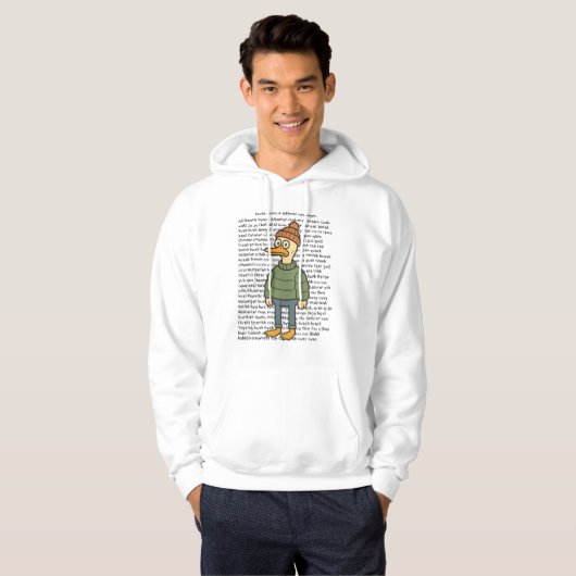 Entenklänge in einer anderen Sprache Hoodie (Vorne ganz)