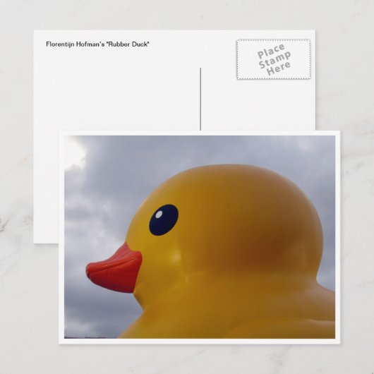 Entenkopf Postkarte (Vorne/Hinten)