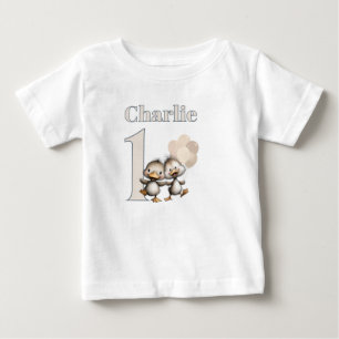 Entenküken tanzen zur 1. Geburtstagsfeier! Baby T-shirt
