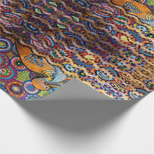 Entenmalerei Geschenkpapier