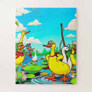 Entenpfeifenkinder Puzzle