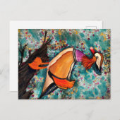 Entenpostkarte Postkarte (Vorne/Hinten)