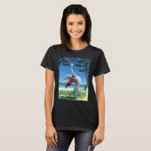 Entenquak Gans Morgenroutine T-Shirt (Vorne ganz)