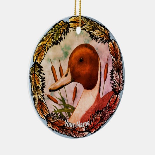 Entenschmuck Keramik Ornament (Rechts)