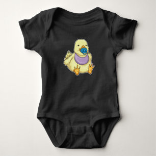 Entenschnuller-Bib Baby Strampler