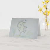 Entenskizze Karte (Gelbe Blume)