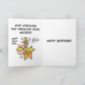 Entenstrich (Geburtstag) Karte (Innenseite)