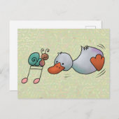 Ententanz Postkarte (Vorne/Hinten)