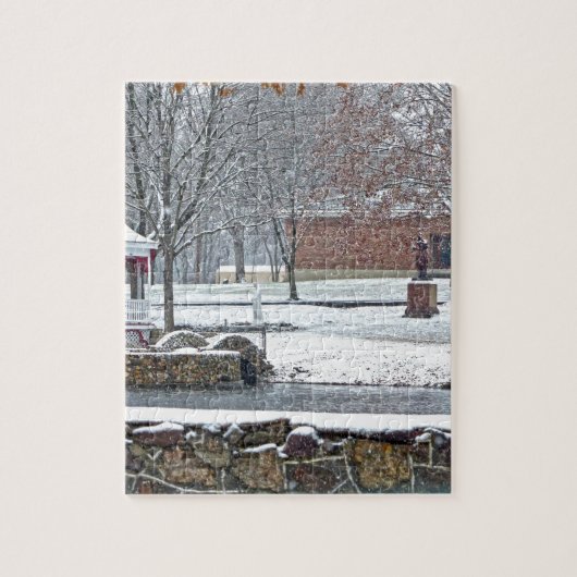 Ententeich bei Ste. Marie Du Lac Puzzle (Vertikal)