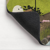 Ententeich - Frühling Mousepad (Ecke)