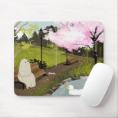 Ententeich - Frühling Mousepad (Mit Mouse)