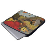 Ententeich - Herbst Laptopschutzhülle (Vorne Knopf)