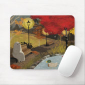 Ententeich - Herbst Mousepad (Mit Mouse)