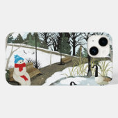 Ententeich - Winter Case-Mate iPhone Hülle (Rückseite (Horizontal))