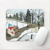 Ententeich - Winter Mousepad (Mit Mouse)