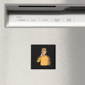 Ententier ASL Hand Gesture Deaf Hörverlust Awa Magnet (In Situ (Geschirrspüler))