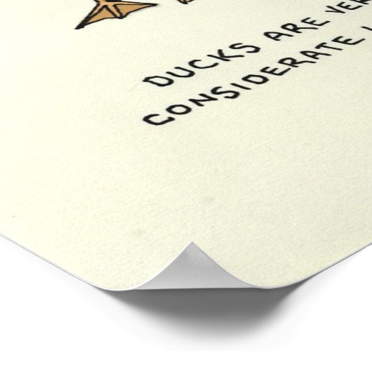 Ententrivia Poster (Ecke)