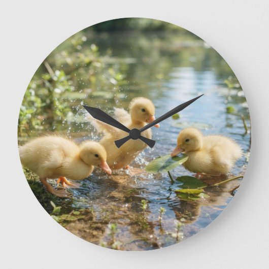 Entenuhr Große Wanduhr (Vorderseite)