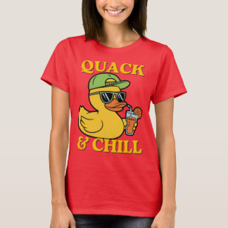 Entenurlaub – Ente in tropischen Ferien T-Shirt