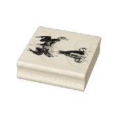 Entenvögel Wildlife Animal Wood Briefmarke Gummistempel (Stempel)