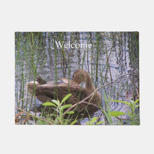 Entenvorgeburt in den Schildkröten Fußmatte (Vorderseite)