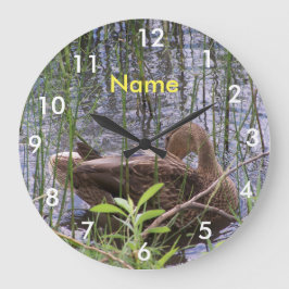 Entenvorgeburt in den Schildkröten Große Wanduhr