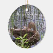 Entenvorgeburt in den Schildkröten Keramik Ornament (Links)