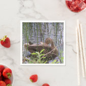 Entenvorgeburt in den Schildkröten Serviette (Beispiel)