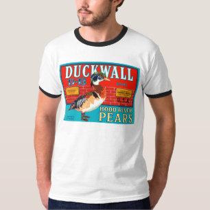 Entenwand Hood River Birnen Vintage-Werbung T-Shirt