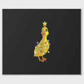 Entenweihnachtsbaum T Lights Decke Star Geschenk X Geschenkpapier (Flach)