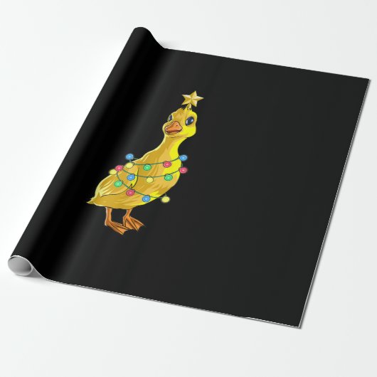 Entenweihnachtsbaum T Lights Decke Star Geschenk X Geschenkpapier (Ungerollt)