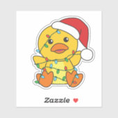 Entenweihnachtskinder Aufkleber (Blatt)