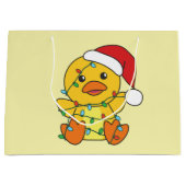 Entenweihnachtskinder Große Geschenktüte (Vorderseite)