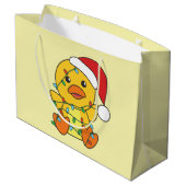 Entenweihnachtskinder Große Geschenktüte (Rückseite Schrägansicht)