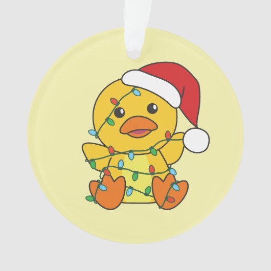 Entenweihnachtskinder Ornament (Vorderseite)