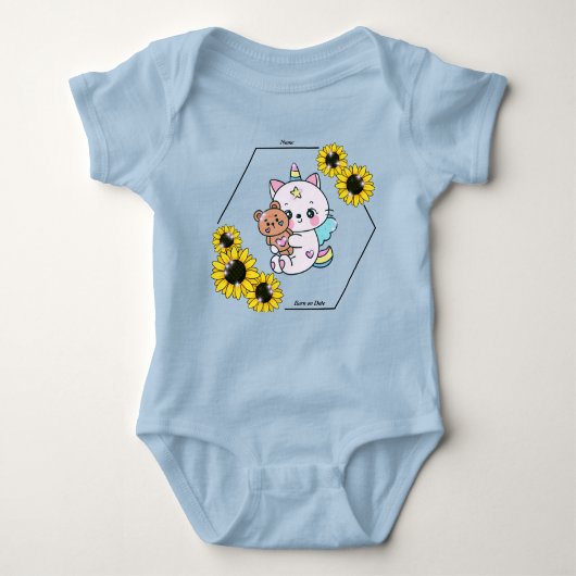 Enter a World of Magic and Cuteness with Our Dream Baby Strampler (Vorderseite)