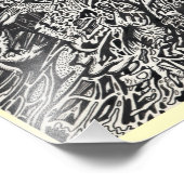 Enter, der Microdot-Mann Fotodruck (Ecke)