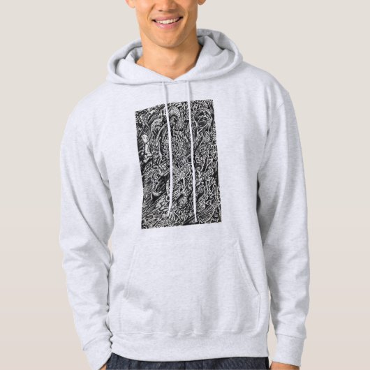 Enter, der Microdot-Mann Hoodie (Vorderseite)