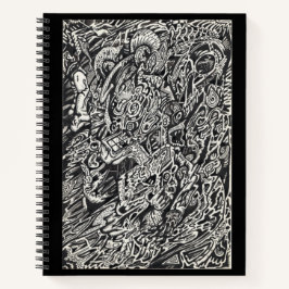 Enter, der Microdot-Mann Notizblock