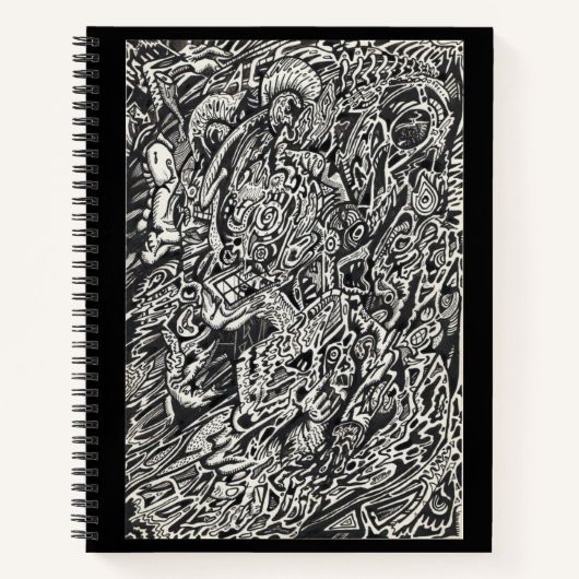 Enter, der Microdot-Mann Notizblock (Vorderseite)