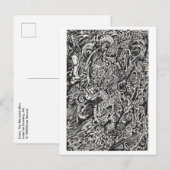 Enter, der Microdot-Mann Postkarte (Vorne/Hinten)