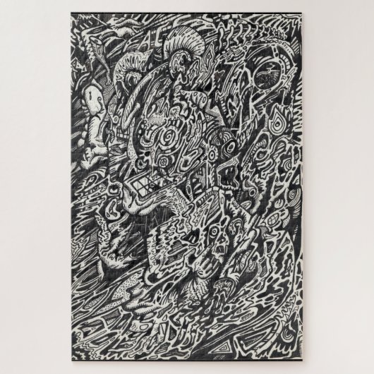 Enter, der Microdot-Mann Puzzle (Vertikal)