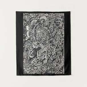 Enter, der Microdot-Mann Wandteppich