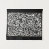 Enter, der Microdot-Mann Wandteppich (Vorderseite (Horizontal))